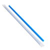 10.25" Blue Wrapped Straw 4/300
