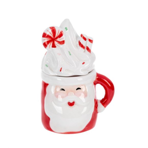 Salt/Pepper Mug Santa Cocoa