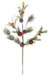Red Ball & Pinecone Spray
