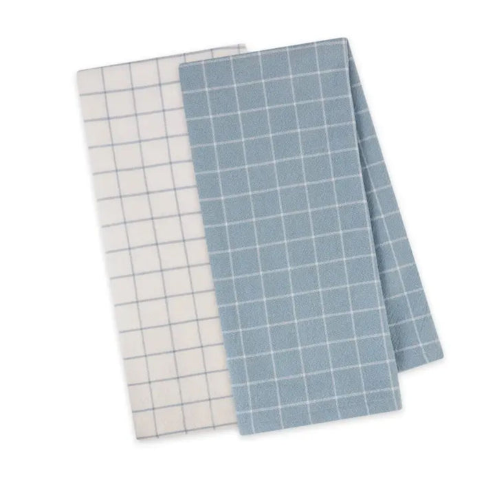 Dusty Blue Floursack Towel Set of 2