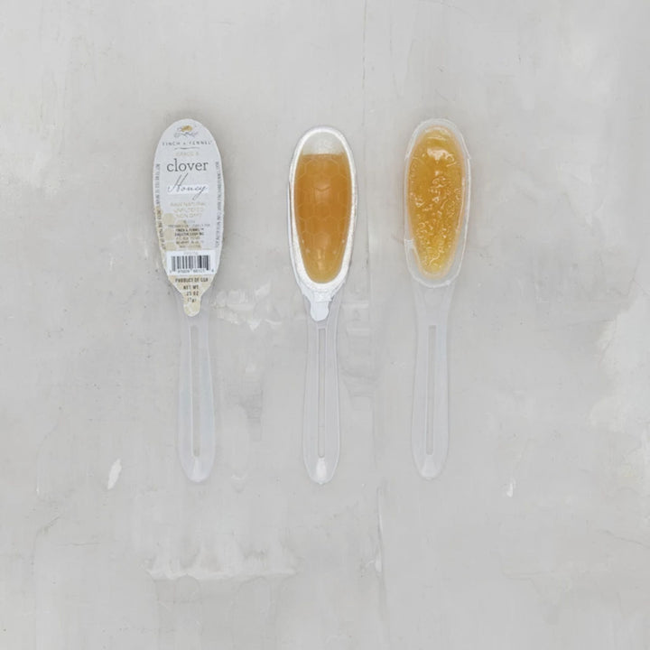 .25 oz. Unfiltered Clover Honey Filled Spoons