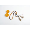 Halloween Wood Beaded Garland with Tassel