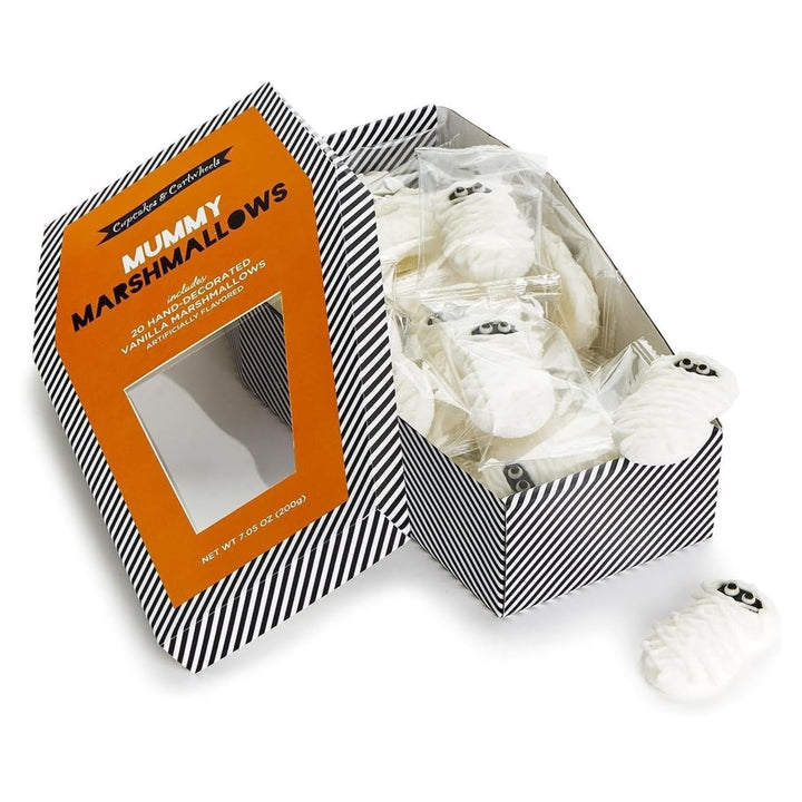 Mummy Vanilla Marshmellows In Coffin