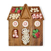 Gingerbread House Sectional Serving/Charcuterie Board