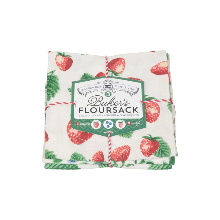 Berry Patch Bakers Floursack Towels - Set of 3