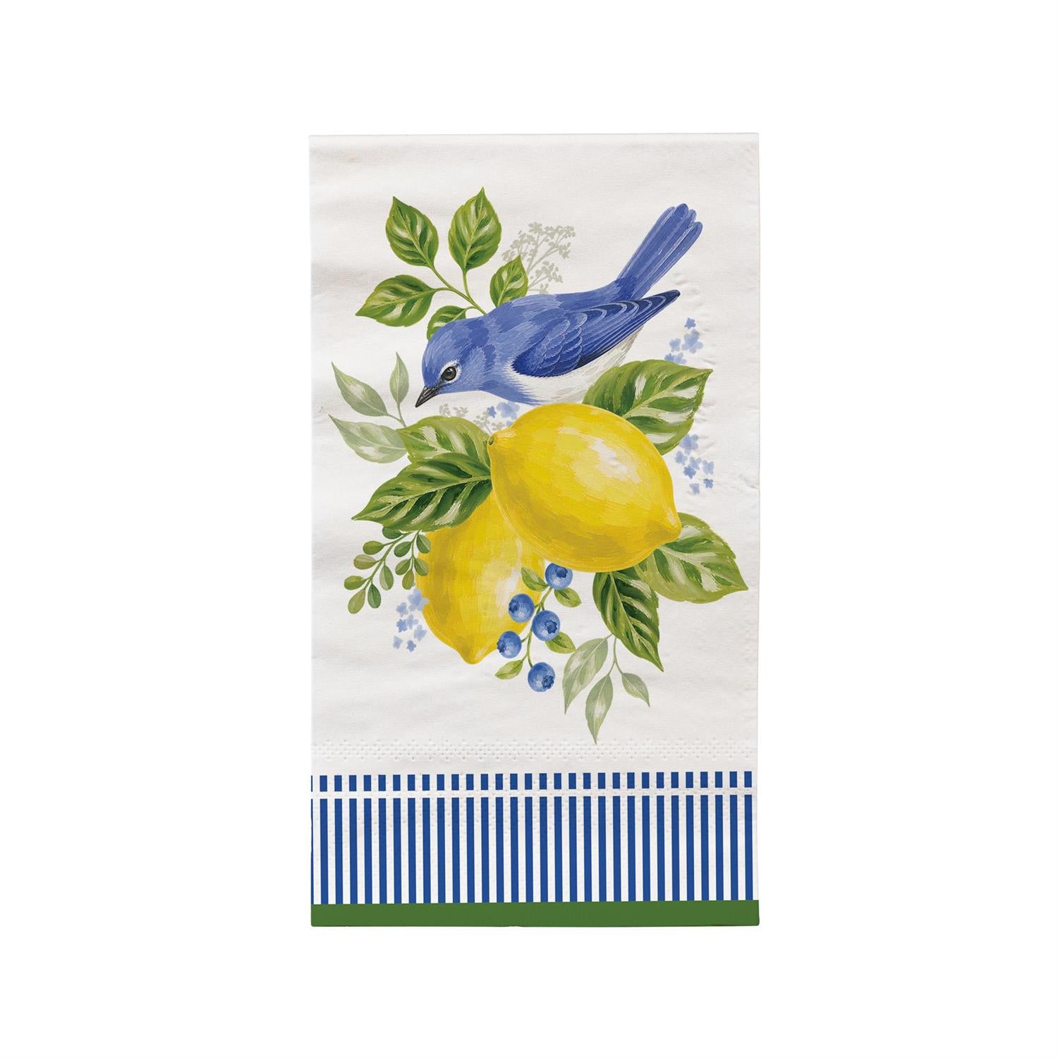 Seaside Retreat Songbird Citrus Guest Towel Paper Napkin