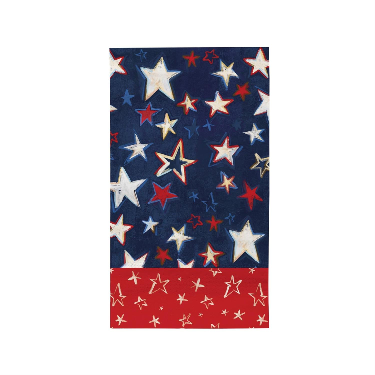 Red White and Bloom Patriotic Star Napkin