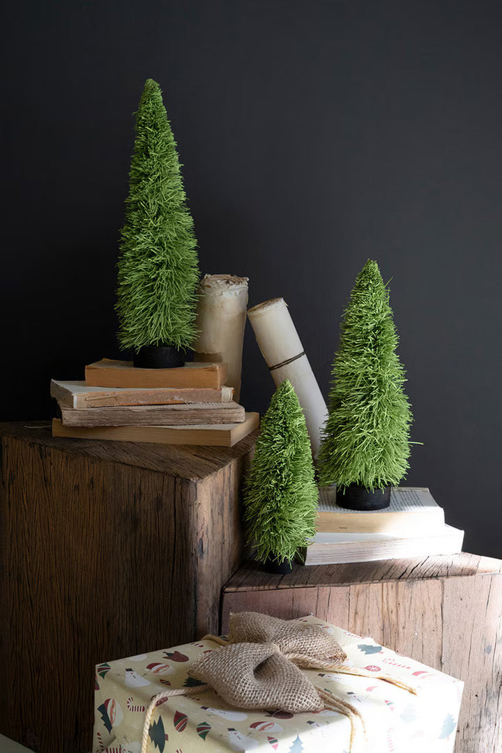 Green Paper Frill Christmas Tree