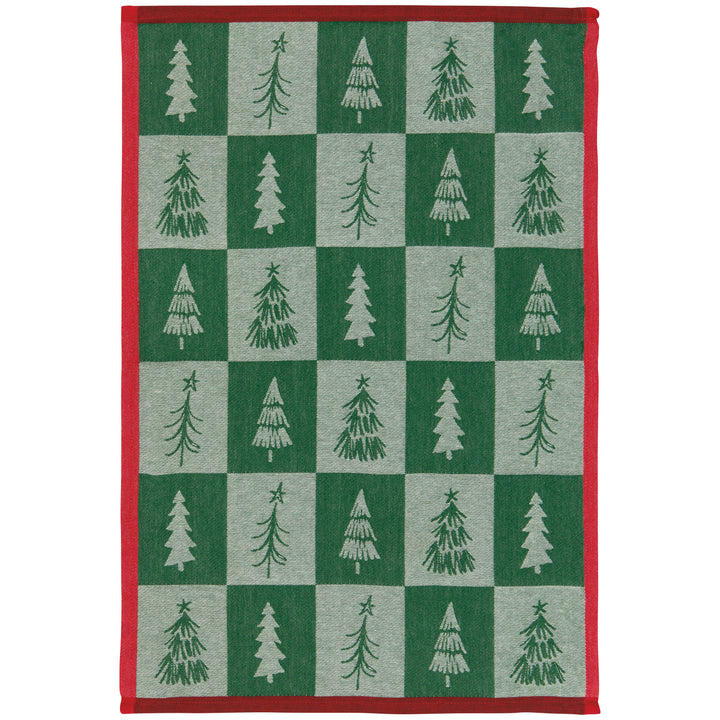 Christmas Tree Jaquard Dishtowel