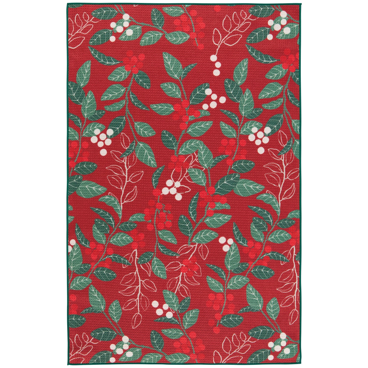 Merry Berry Christmas Recycled Microfibre Dishtowel