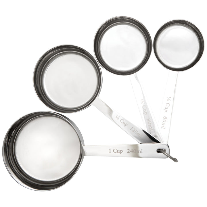 Stainless Steel Measuring Cups S/4