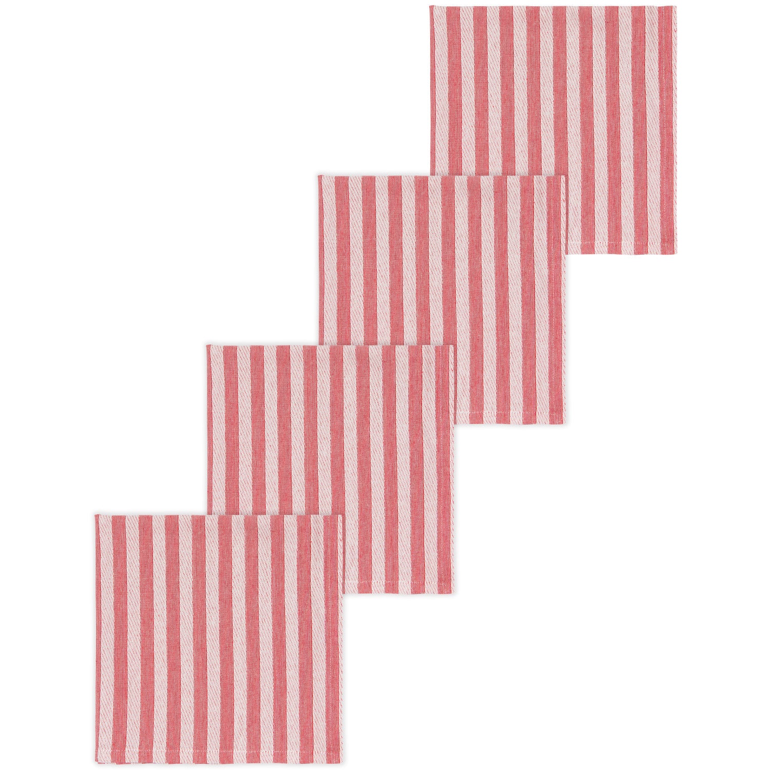 Peppermint Stripe Napkins S/4