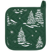 Winter Frost Christmas Potholder