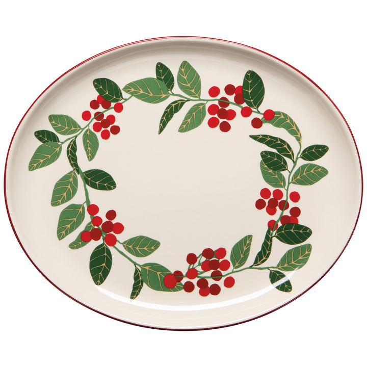 Merry Berry Christmas Shaped Dish