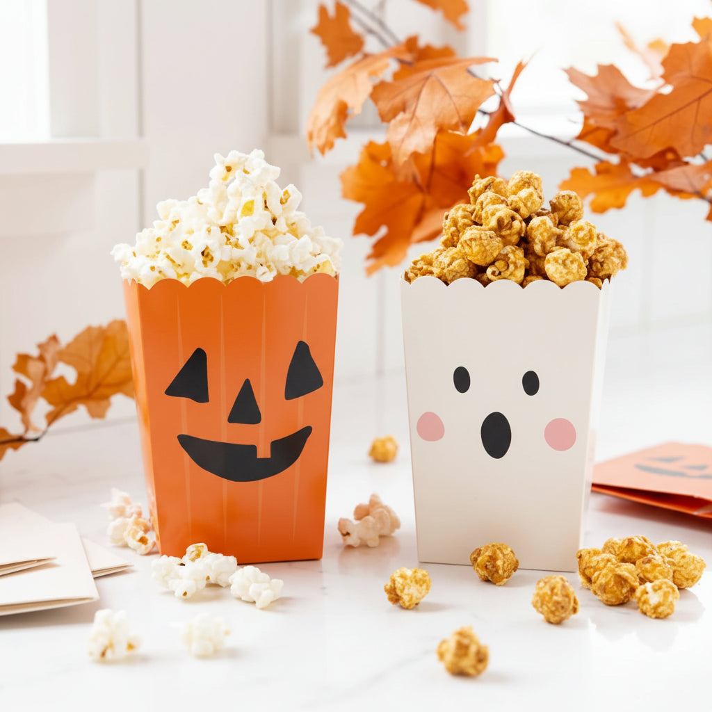 PUMPKIN/GHOST TREAT BOXES( 12 CT)