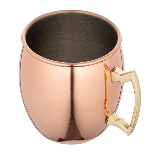 Copper Moscow Mule Mug Stainless Inside 16oz