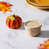 Harvest Blossom Ceramic Pumpkin and Basket Salt & Pepper Shaker Set