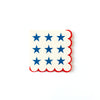 Stars w/Scallop Edge Napkin