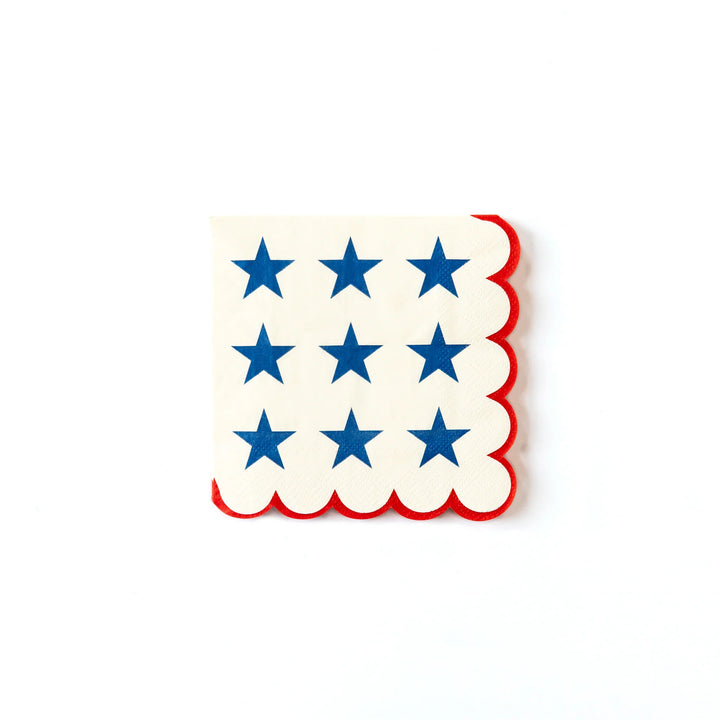 Stars w/Scallop Edge Napkin