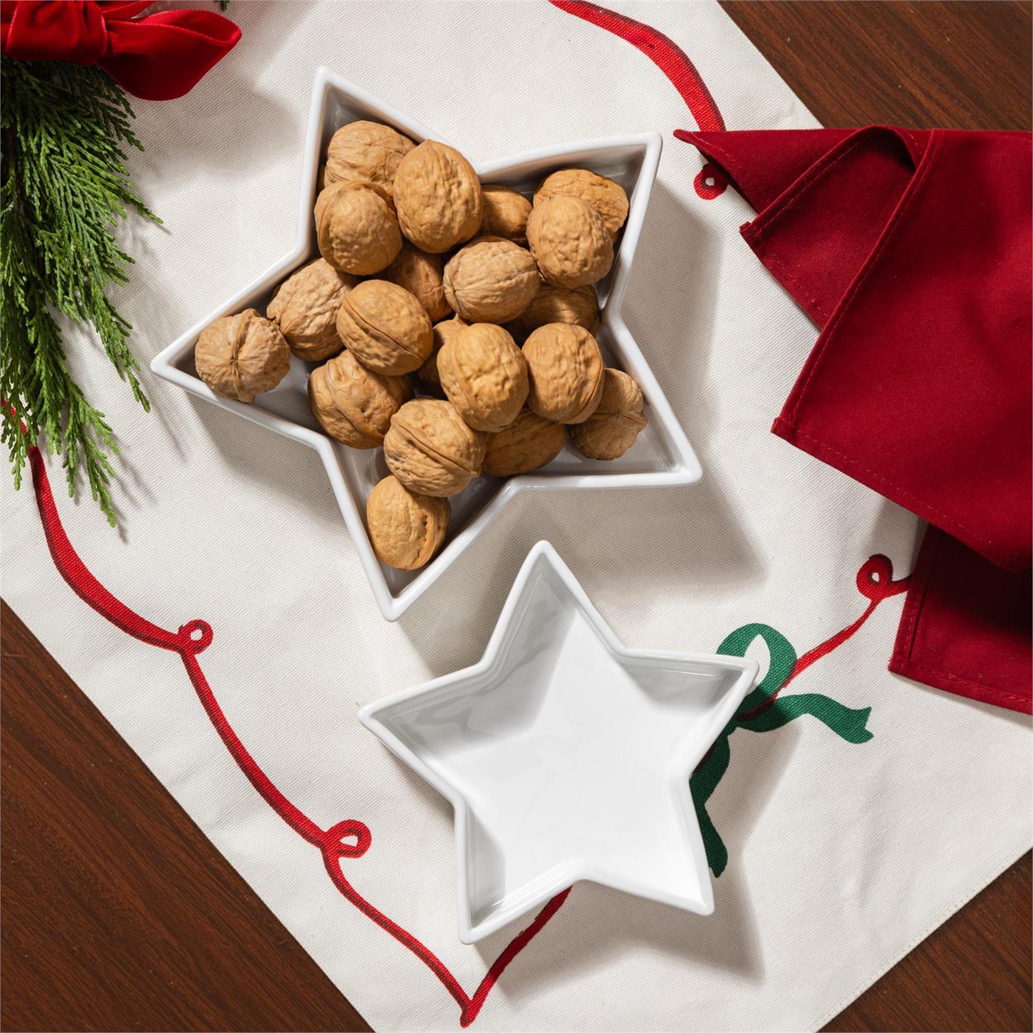 Heartfelt Cheer Ceramic Star Shaped Bowl Set