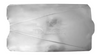 Silver protective grill liner on white background.