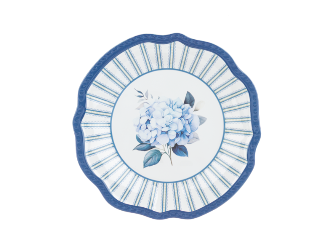 Watercolor Hydrangea Salad Plate