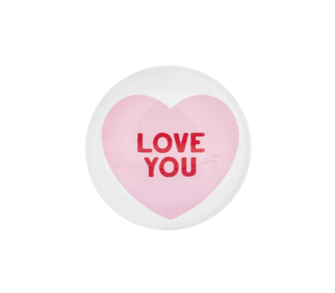 I Love You Pocket Hug Token-Pink