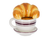 Coffee & Croissant Salt & Pepper Shakers