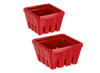Nested Red Berry Container Set
