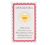 I Love You Pocket Hug Token-Yellow