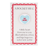 I Love You Pocket Hug Token-Blue