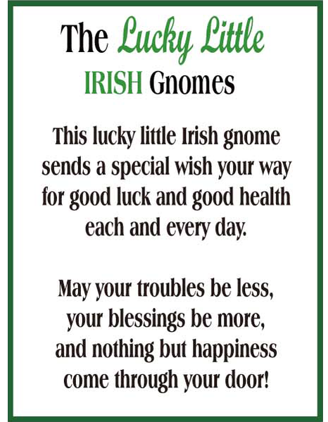 Lucky Little Irish Gnome