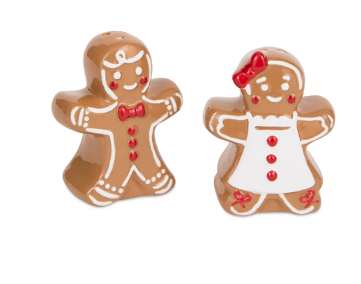 Gingerbread Friends Salt & Pepper Set