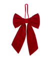 Red Velvet Bow Wall Decor