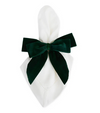 Green Velvet Bow Napkin Ring