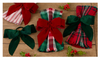 Green Velvet Bow Napkin Ring