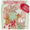 Santa's Cookie Jar Embellished Dishtowel