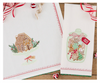 Santa's Cookie Jar Embellished Dishtowel