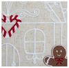 Gingerbread Town Embellished Table Runner