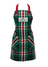 Merry Christmas Plaid Apron