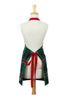 Merry Christmas Plaid Apron