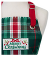Merry Christmas Plaid Apron