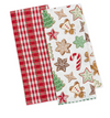 Santa's Cookies Dishtowels, Set of 2