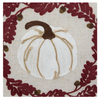 White Pumpkin Embroidered Table Runner