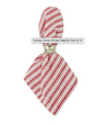 Candy Cane Stripe Napkins, Set of 4