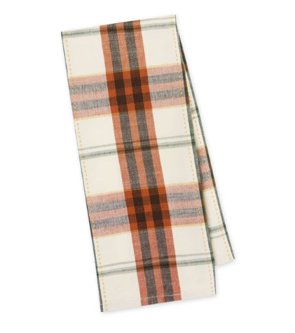 Autumn Picnic Plaid Dishtowel