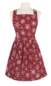 Snowflakes Classic Christmas Apron