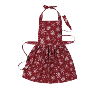 Snowflakes Classic Christmas Apron