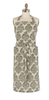 Viridian Block Print Apron