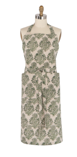 Viridian Block Print Apron
